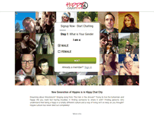 Tablet Screenshot of hippychatcity.com
